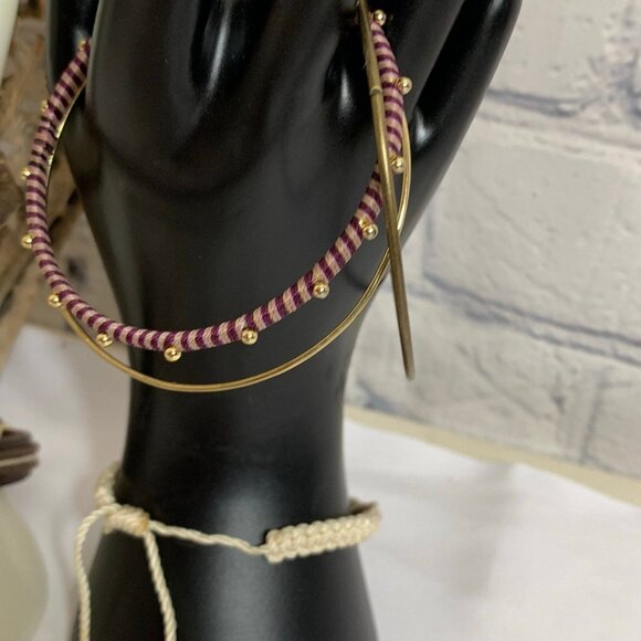 8 pc Boho Bohemian Bracelet Lot - Bangles Wraps and more - Picture 6 of 12